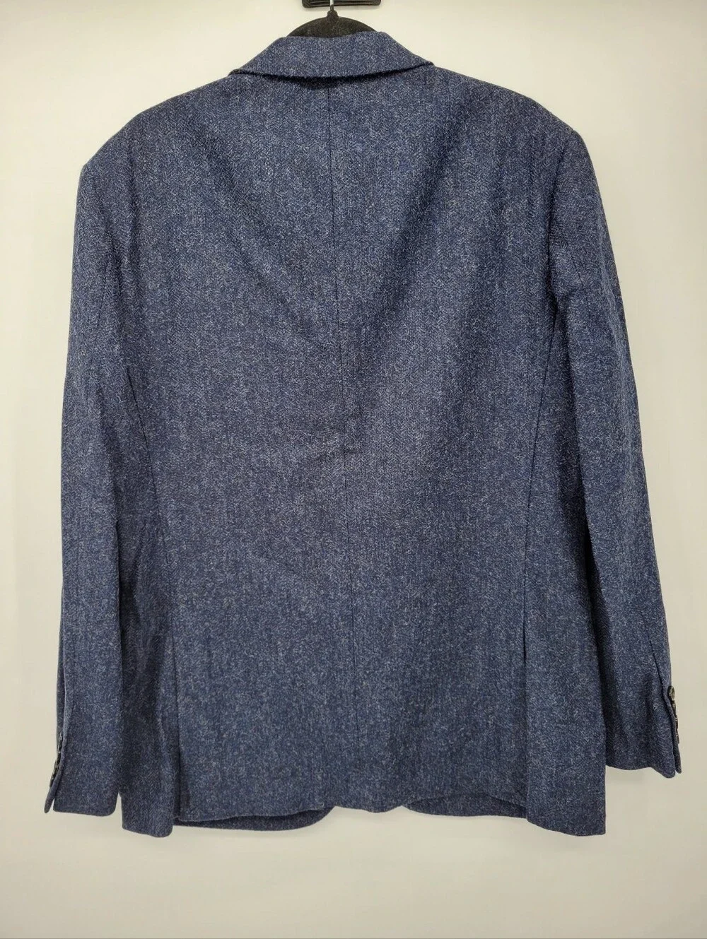 JCrew Mens Ludlow Blazer English herringbone MOON tweed Navy 42R c8778